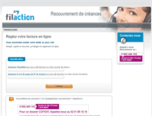 Tablet Screenshot of paiement.filaction.fr